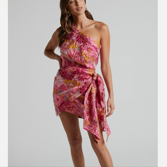 🆕️ Reverse Organza Printed Dress - Picture 3 of 4